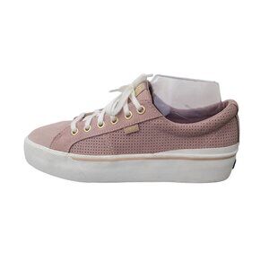 Keds JUMP KICK DUO Platform Mauve Suede Lace-Up Shoes Sneakers Women's Size 8.5